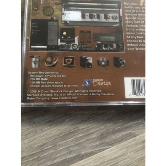 Harley Davidson Raw Desktop Themes Computer- Media. New/ Sealed - Picture 5 of 6